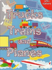 Trucks Trains and Planes (with stickers)