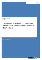 The Genesis of Modern U.S.-American Drama