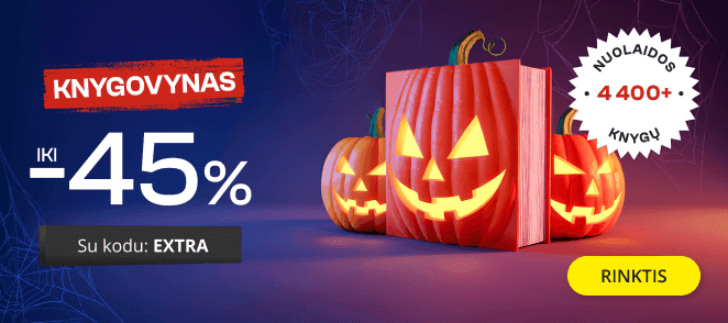 KNYGOVYNAS iki -45% extra nuolaidos!