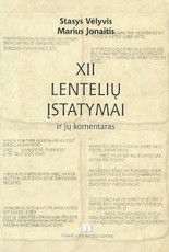 XII lentelių įstatymai ir jų komentaras