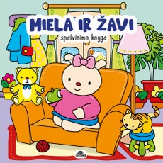 Miela ir žavi spalvinimo knyga