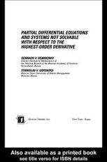 Demidenko, G: Partial Differential Equations And Systems Not