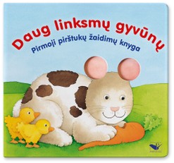 Daug linksmų gyvūnų: pirmoji pirštukų žaidimų knygelė