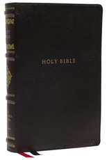 Nkjv, Personal Size Reference Bible, Sovereign Collection, Leathersoft, Black, Red Letter, Thumb Indexed, Comfort Print