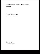 Asia Pacific Security - Values and Identity