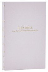 Kjv, Pocket New Testament with Psalms and Proverbs, Softcover, White, Red Letter, Comfort Print