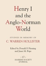 Henry I and the Anglo-Norman World