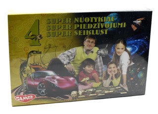 4 super nuotykiai. Stalo žaidimas