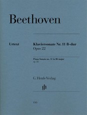 Beethoven: Piano Sonata no. 11 B flat major op. 22