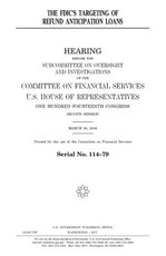 The FDIC's targeting of refund anticipation loans