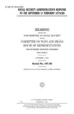 Social Security Administration's response to the September 11 terrorist attacks