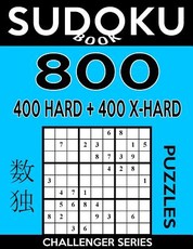Sudoku Book 800 Puzzles, 400 Hard and 400 Extra Hard
