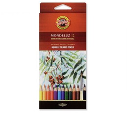 Spalvoti akvareliniai pieštukai KOH-I-NOOR 12 sp.