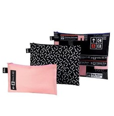 LOQI užsegamų krepšelių rinkinys smulkiems daiktams „Airport“