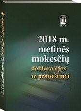 2018 m. metinės mokesčių deklaracijos ir pranešimai