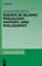 Essays in Islamic Philology, History, and Philosophy
