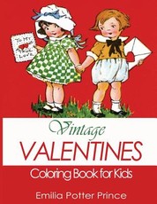 Vintage Valentines Coloring Book for Kids