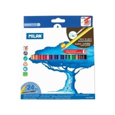Akvareliniai pieštukai MILAN, 24 sp.