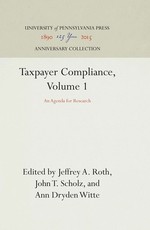 Taxpayer Compliance, Volume 1