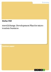 travel2change. Development Plan for micro tourism business
