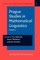 Prague Studies in Mathematical Linguistics