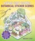Kawaii Cozy Corner: Botanical Sticker Scenes