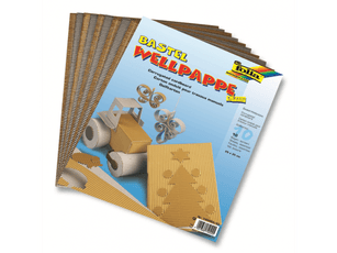 Aukso/sidabro spalvos gofruotas kartonas