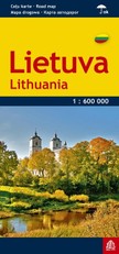Lietuva. Kelių žemėlapis. Laminuotas M 1:600 000
