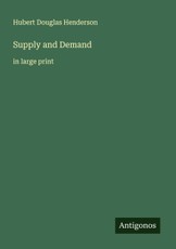 Supply and Demand