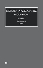 Research in Accounting Regulation