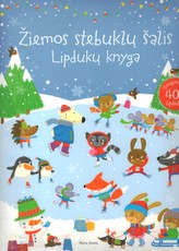 Žiemos stebuklų šalis. Lipdukų knyga