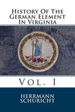 History Of The German Element In Virginia