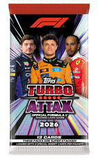 Formula 1® 2026 Turbo Attax kolekcinių kortelių pakelis