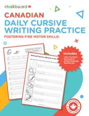 Canadian Daily Cursive Writing Practice Grades 2-6