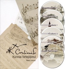 M. K. Čiurlionis. Kūriniai fortepijonui (bukletas ir 6 CD)