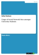Usage of Social Network Sites amongst University Students