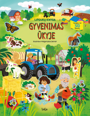 Gyvenimas ūkyje. Lipdukų knyga