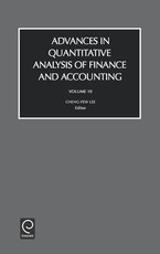 Advances in Quantitive Analysis of Finance and Accounting