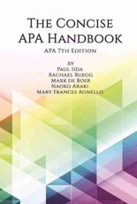 The Concise APA Handbook APA 7th Edition (hc)