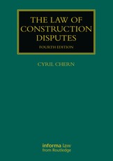 The Law of Construction Disputes