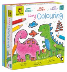 Spalvinimo rinkinys dideliais pieštukais LUDATTICA „Easy Colouring“