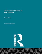 Parker, E: Thousand Years of the Tartars
