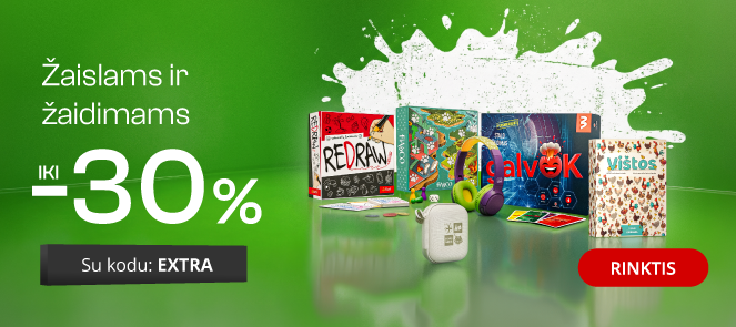 ŽAISLAMS IR ŽAIDIMAMS - nuolaidos iki -30%!