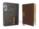 Niv, Thinline Reference Bible, Leathersoft, Brown, Red Letter, Comfort Print