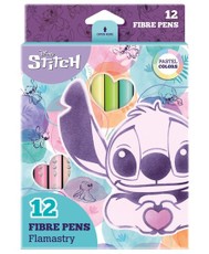 Flomasteriai DISNEY „Stitch Pastel“, 12 vnt.