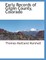 Early Records of Gilpin County, Colorado