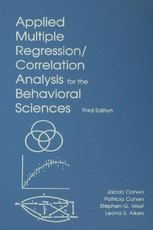 Applied Multiple Regression/Correlation Analysis for the Behavioral Sciences