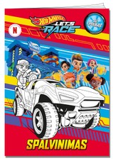 Hot Wheels. Spalvinimas su lipdukais