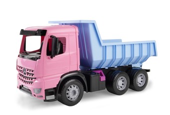 Giga Trucks žaislinis savivartis, rožinis, 67 cm