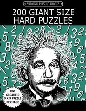 Sudoku Puzzle Book 200 Giant Size HARD Puzzles